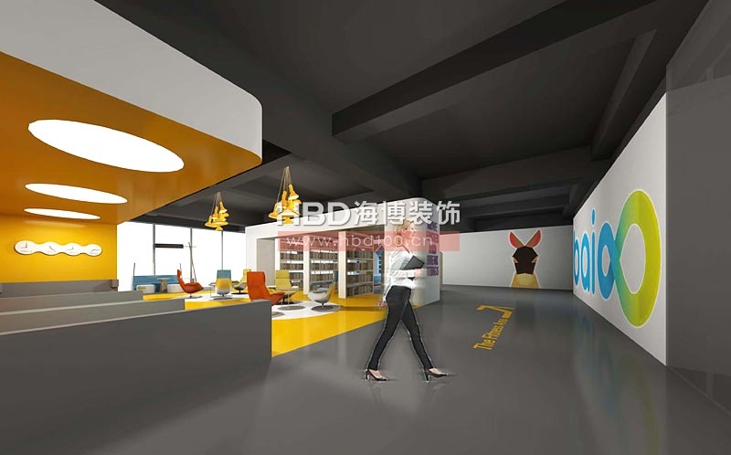 百田信息科技公司休閑區(qū)過(guò)道 百田信息科技公司休閑區(qū)過(guò)道