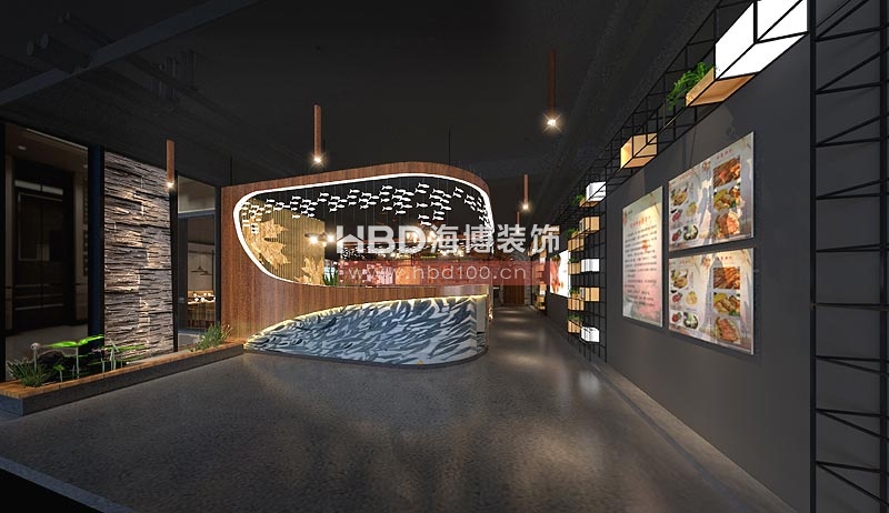 水楓林主題餐廳設(shè)計 入口設(shè)計