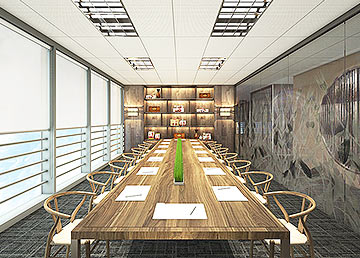 富力新天地恩珍源人參公司會議室裝修設計 富力新天地恩珍源人參公司會議室裝修設計