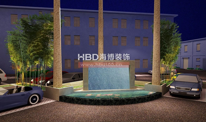 廣有通信設(shè)備廠辦公樓裝修-園林部分